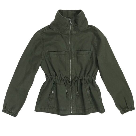 Women's Vintage Old Navy Green Gorpcore Utility Military Style Jacket / XS - Picture 5 of 7